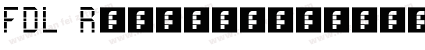 FDL Regular字体转换